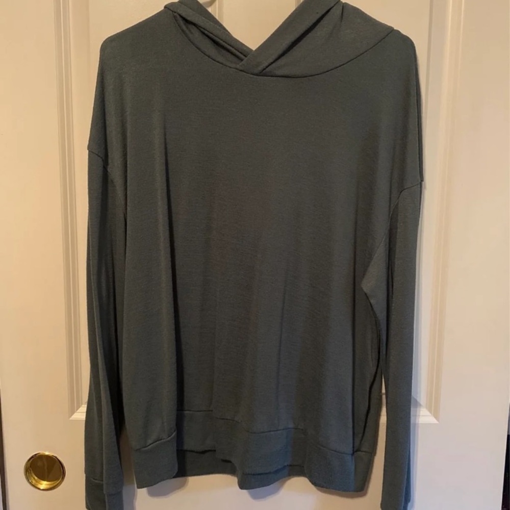 Blue hoodie